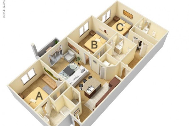 3 Bed, 3 Bath