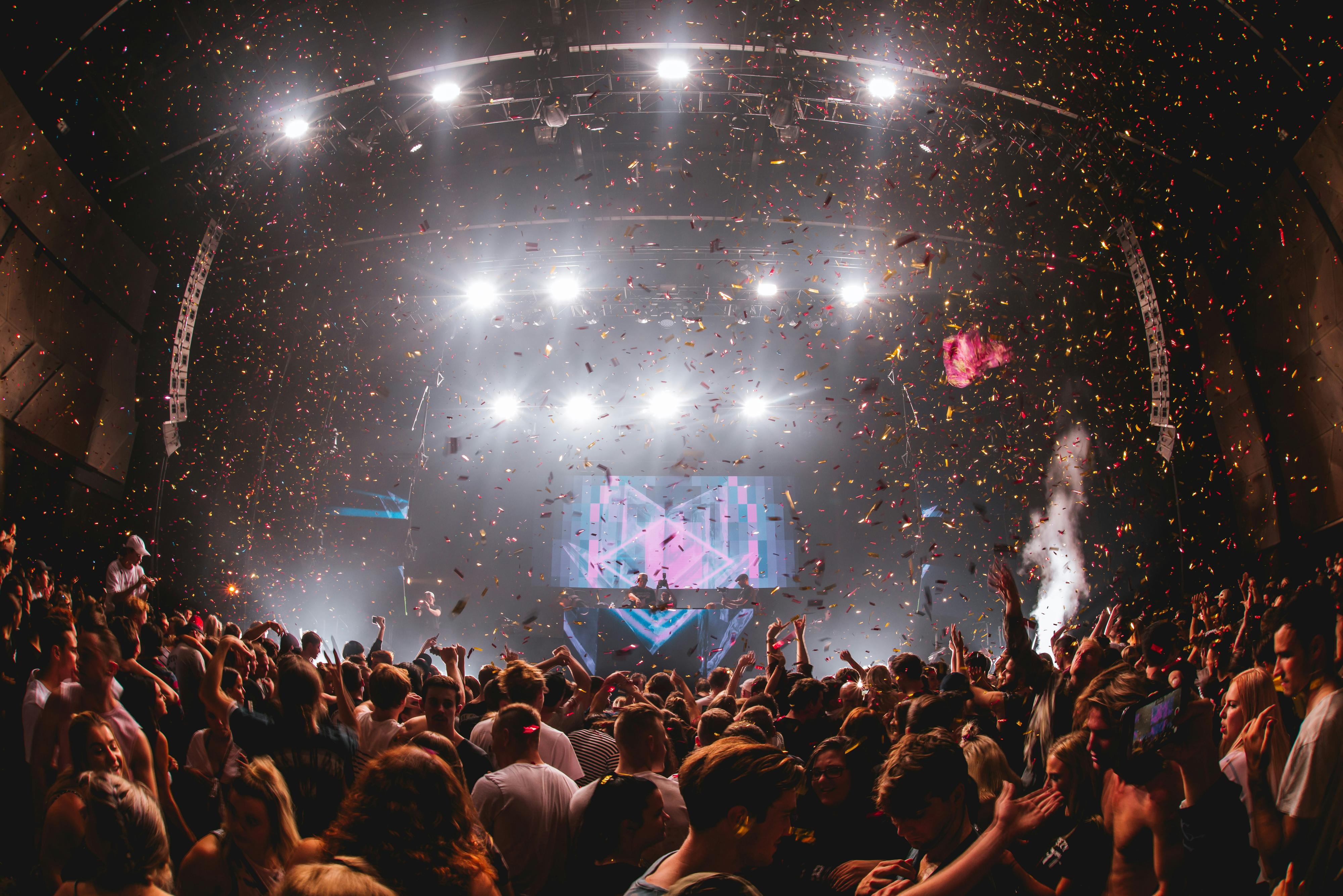 A concert taking place at Adelaide Entertainment Centre.