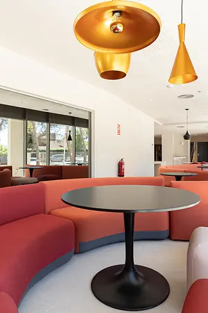 receo sofas naranja