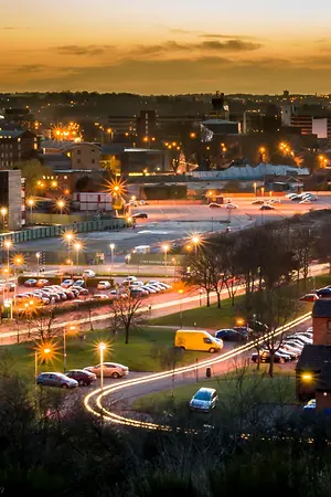 Norwich City at Night 