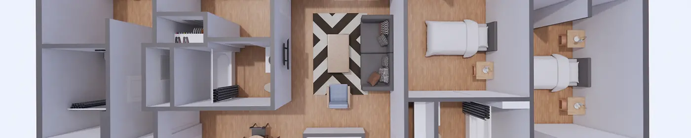 4bd Plus Unit Plan View