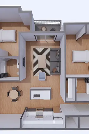 4bd Plus Unit Plan View