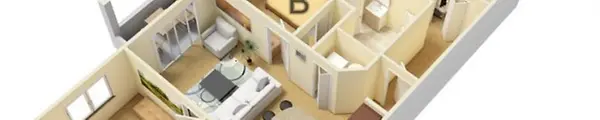 3 Deluxe Floorplan