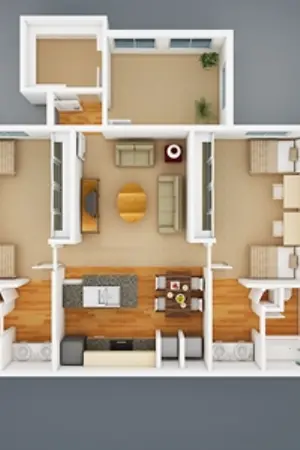 VOA 2X2 Shared 3D