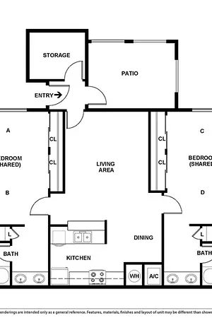 VOA 2X2 Shared 2D